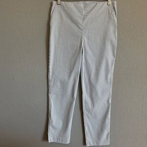 Classic Cotton Blend‎ Coastal Nautical Trousers Hamptons Summer Aesthetic Size 8